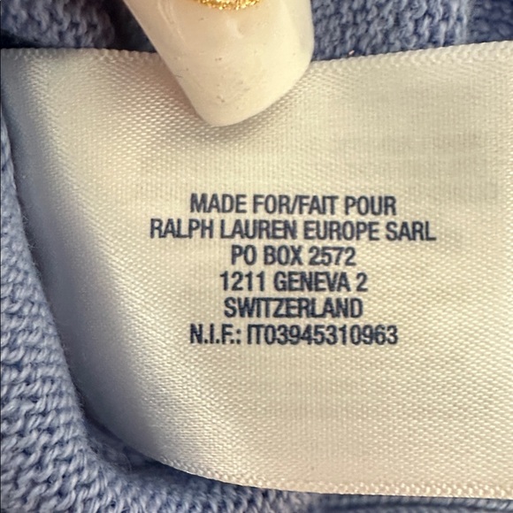Polo by Ralph Lauren Light Blue Kids Sweater - Picture 5 of 6